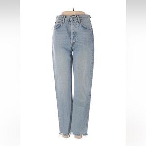 AGOLDE Riley crop high rise straight leg jeans size 23